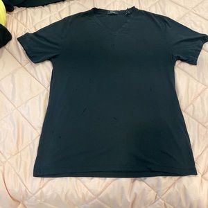 Mens Theory Black Tee - M